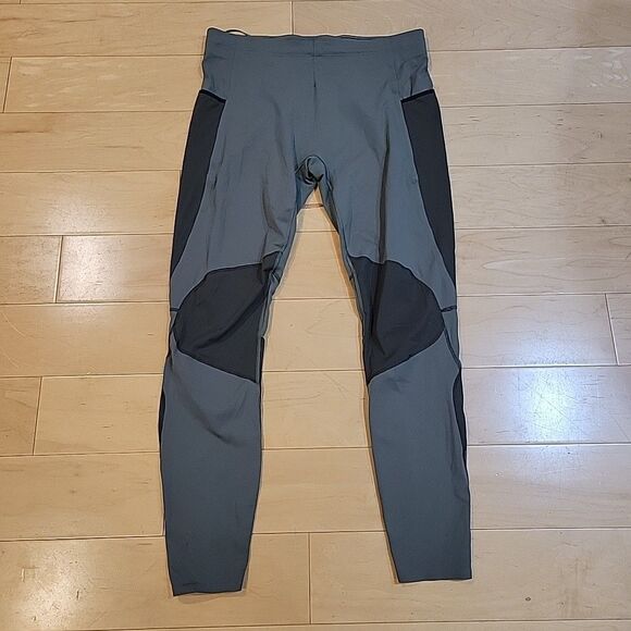 Lululemon Surge Tight 28" Nulux Green Running Hiking Leggings M5ADNS Men's XL - Picture 2 of 8